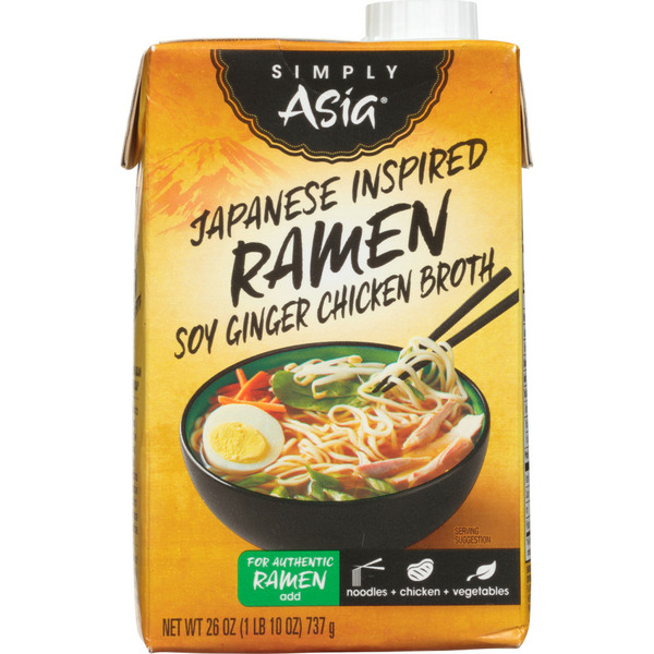 Soup, Broth & Bouillon Simply Asia Japanese Inspired Ramen Soy Ginger Chicken Broth hero