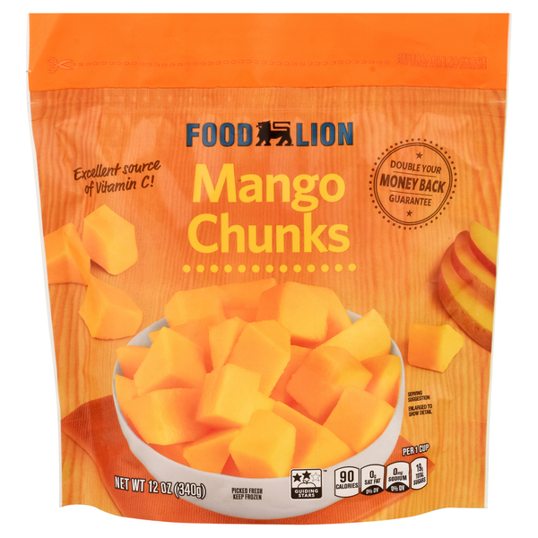 Frozen Produce Food Lion Mango Chunks hero