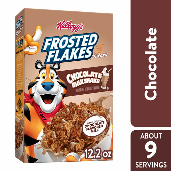 Cereal Frosted Flakes Breakfast Cereal, Kids Cereal, Family Breakfast, Chocolate Milkshake hero