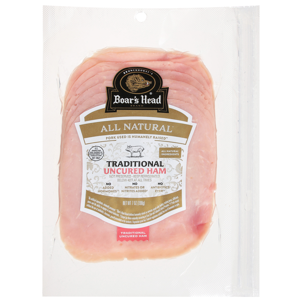 From Our Deli Counter Boar's Head All Natural Uncured Traditional Ham hero