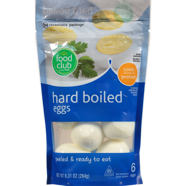 Prepared Meals Food Club Eggs, Hard Boiled hero