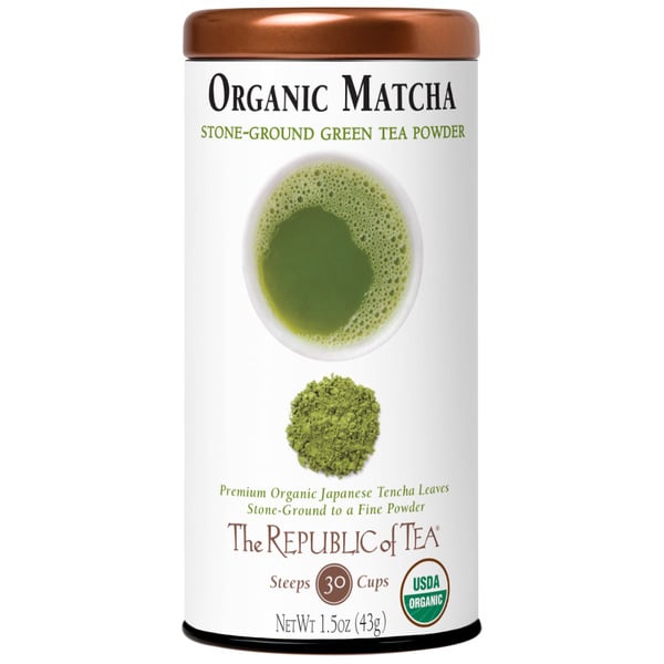 Tea The Republic of Tea Organic Matcha, Stone-ground Japanese Green Tea Powder hero