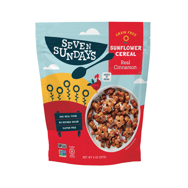 Cereal Seven Sundays Grain Free Sunflower Cereal, Real Cinnamon hero