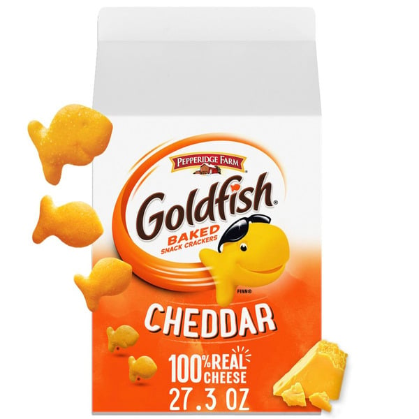 Crackers Pepperidge Farm Goldfish  Cheddar Cheese Crackers hero