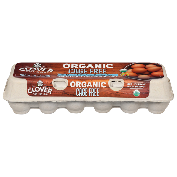 Eggs Clover Sonoma Organic Cage Free Large Brown Eggs hero