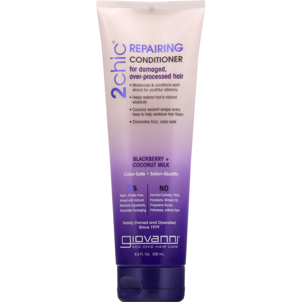 Hair Care | Shampoo & Color Giovanni Conditioner, Repairing, Blackberry + Coconut Milk hero