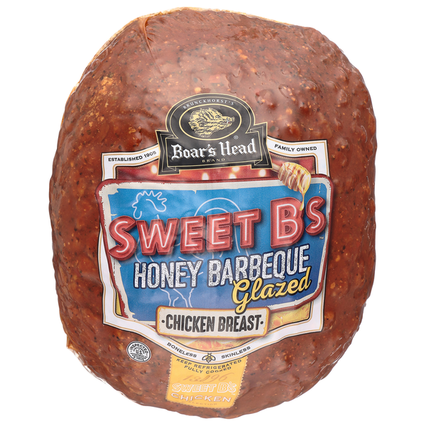 Prepared Meals Boar's Head Chicken Breast, Honey Barbeque Glazed, Boneless, Skinless hero