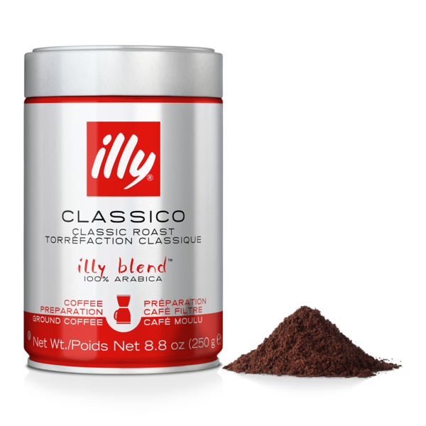 Coffee Grounds and Whole Beans illy Ground Drip Coffee, Classico Medium Roast hero