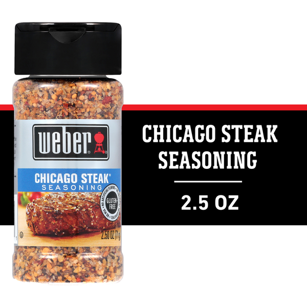 Marinades & Meat Preparation Weber Chicago Steak Seasoning, Kosher hero