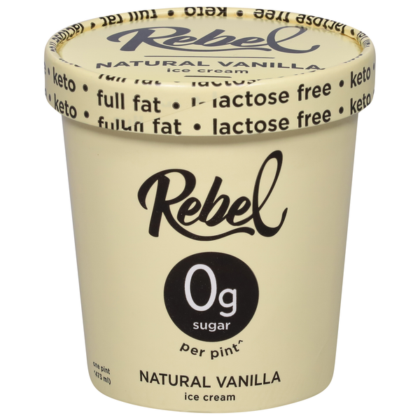 Ice Cream & Ice Rebel Ice Cream, Natural Vanilla hero