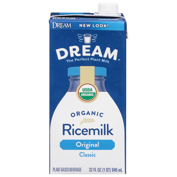 Soy & Lactose-Free Dream Ricemilk, Organic, Original, Classic hero