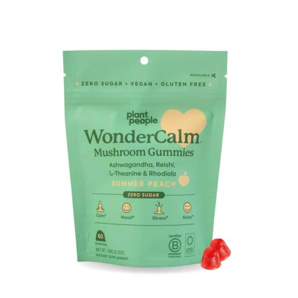 Plant People WonderCalm Mushroom Gummies hero