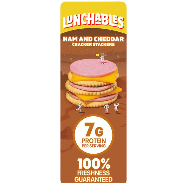 Prepared Meals Lunchables Ham & Cheddar Cheese with Crackers Snack Kit hero