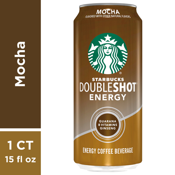 Coffee Starbucks Doubleshot Energy, Mocha hero