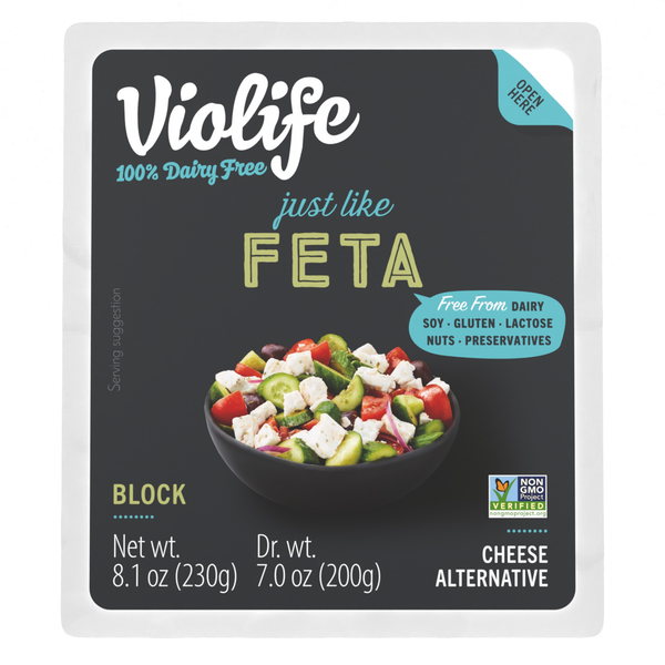 Meat & Cheese Alternatives Violife Block 100% Vegan Feta hero