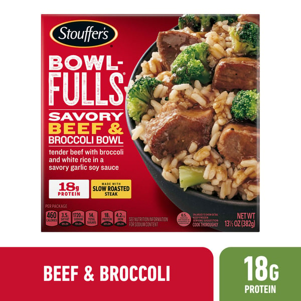 Frozen Meals Stouffer's Savory Beef And Broccoli Bowl Frozen Meal hero