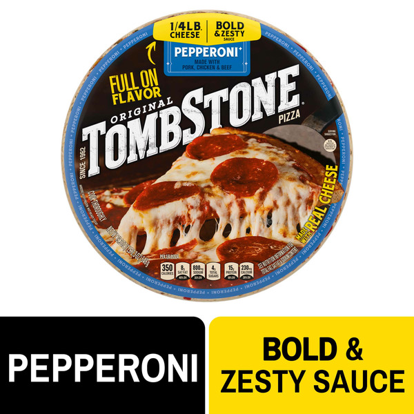 Frozen Pizza Tombstone Original Pepperoni hero