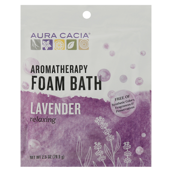 Body Lotions & Soap Aura Cacia Foam Bath, Aromatherapy, Lavender, Relaxing hero