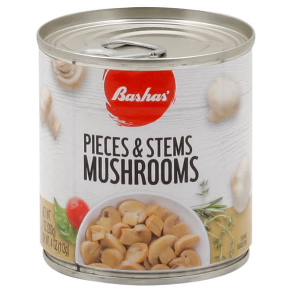 Bashas' Mushrooms, Pieces & Stems hero