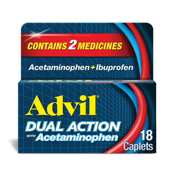 Muscles, Joints & Pain Relief Advil Coated Caplets with Acetaminophen hero