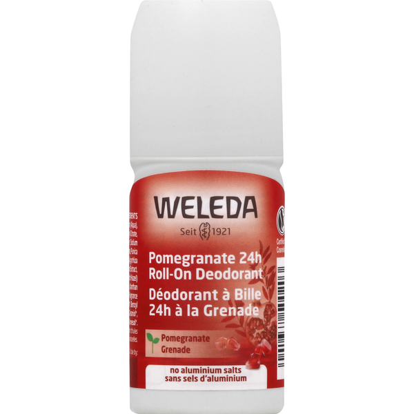 Deodorants Weleda Deodorant, 24 Hour Roll-On, Pomegranate Grenade hero