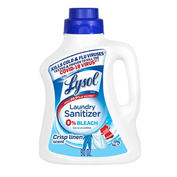 Laundry Lysol Laundry Sanitizer Additive Clothes & Linens, Crisp Linen hero