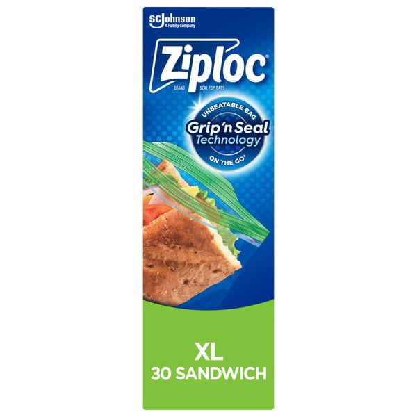 Kitchen Supplies Ziploc Sandwich Bags XL hero