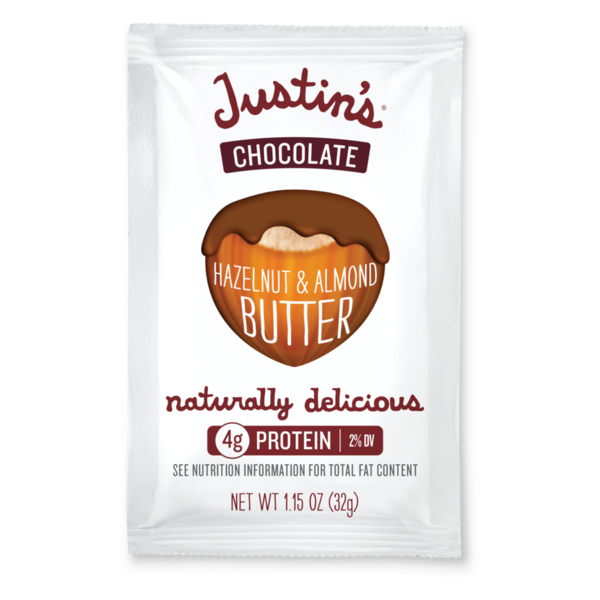 Nut Butters/Jellies/Spreads Justin's Chocolate Hazelnut & Almond Butter Squeeze Pack hero