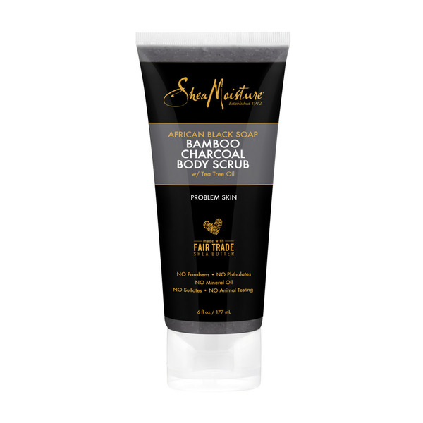 Beauty SheaMoisture Body Scrub African Black Soap & Charcoal hero