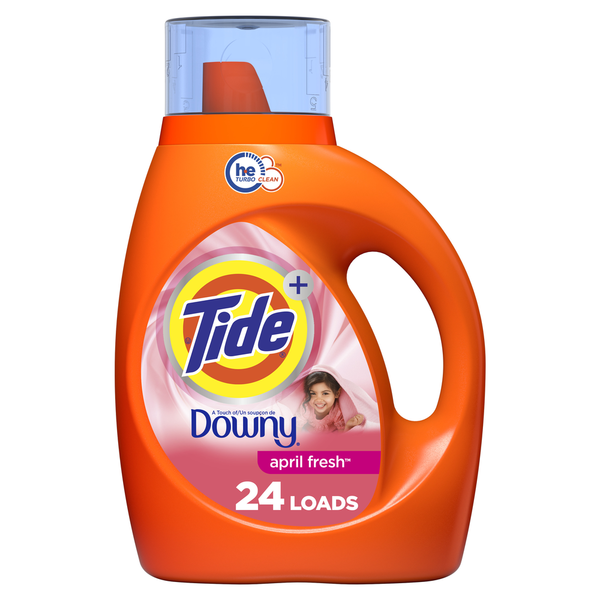 Laundry Tide Plus A Touch of Downy Liquid Laundry Detergent hero