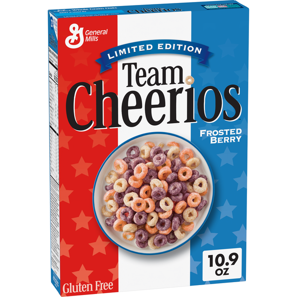 Cereal Team Cheerios Frosted Berry Gluten Free Limited Edition Cereal hero