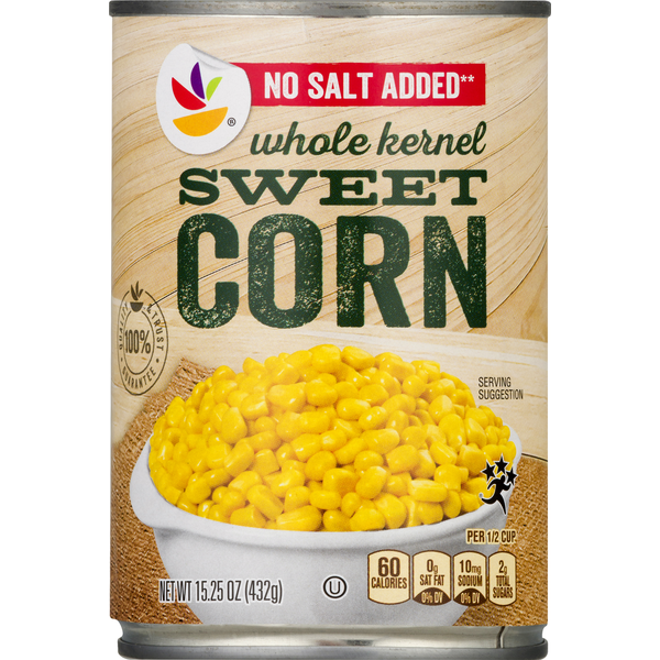 Canned & Jarred Vegetables Store Brand Sweet Corn, Whole Kernel hero