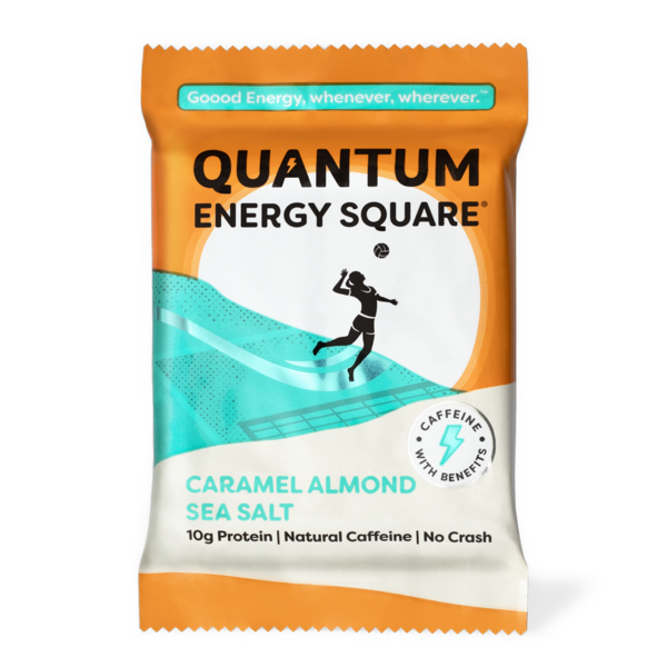 Quantum Energy Square Caramel Almond Sea Salt hero