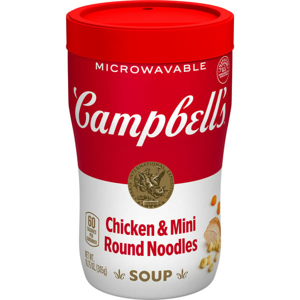 Soup, Broth & Bouillon Campbell's Sipping Soup, Chicken & Mini Round Noodle Soup hero