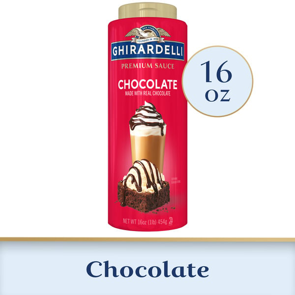 Ice Cream Toppings Ghirardelli Premium Chocolate Sauce hero