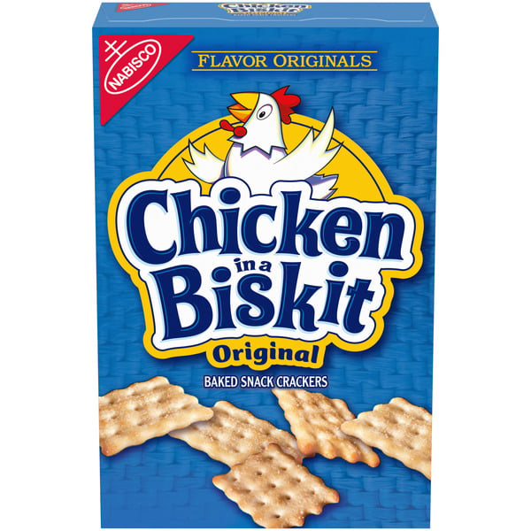 Crackers Chicken In A Biskit Original Baked Snack Crackers hero