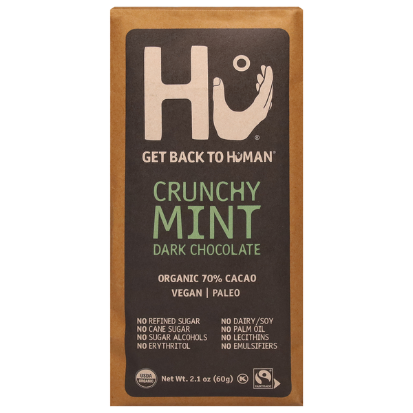 Candy & Chocolate Hu Crunchy Mint Chocolate Bar hero