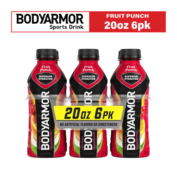 BODYARMOR SuperDrink Fruit Punch Electrolyte Sports Beverages hero