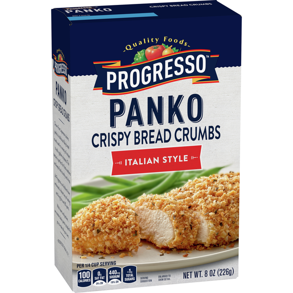 Marinades & Meat Preparation Progresso Panko Crispy Bread Crumbs Italian Style hero