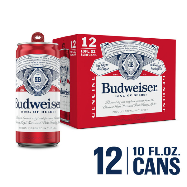 Beers & Coolers Budweiser Lager Beer Cans hero