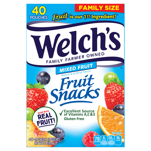 Welch's Fruit Snacks, Mixed Fruit, Family Size hero