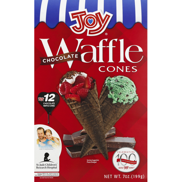 Ice Cream & Ice Joy Waffle Cones, Chocolate hero