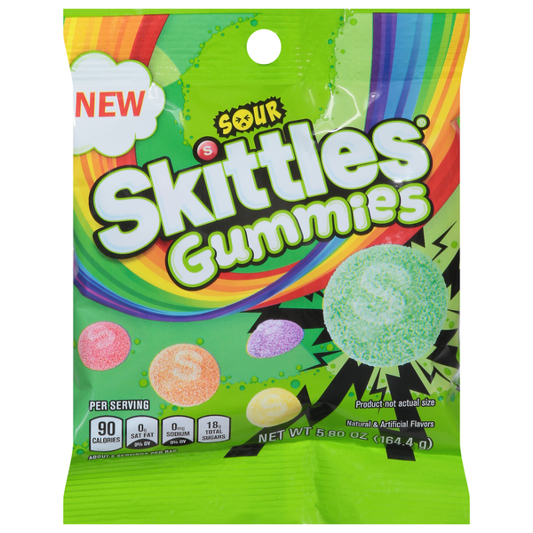 Candy & Chocolate Skittles Gummies, Sour hero