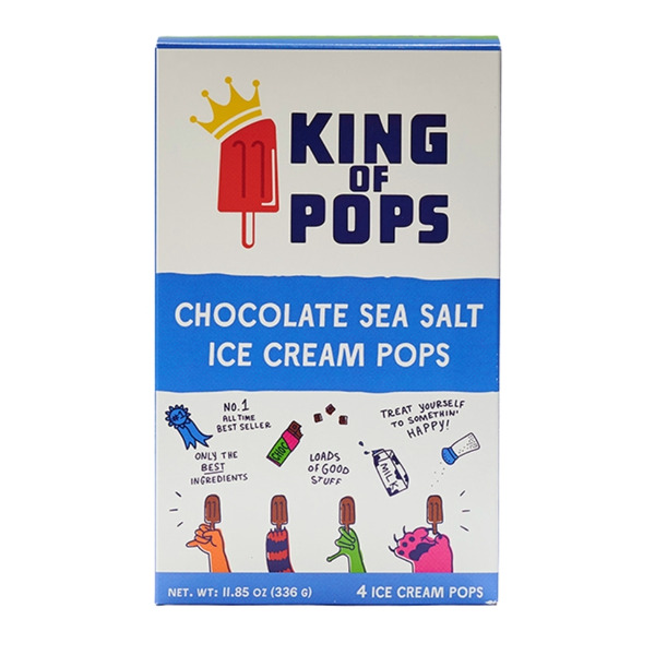 Ice Cream & Ice King of Pops Chocolate Sea Salt Ice Cream Pops hero