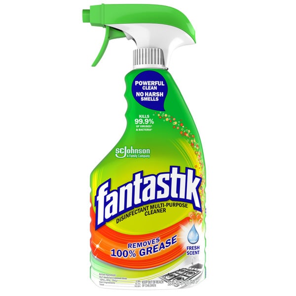 Cleaning Products SC Johnson fantastik Disinfectant Multi-Purpose Cleaner Spray Bottle, Fresh Scent hero