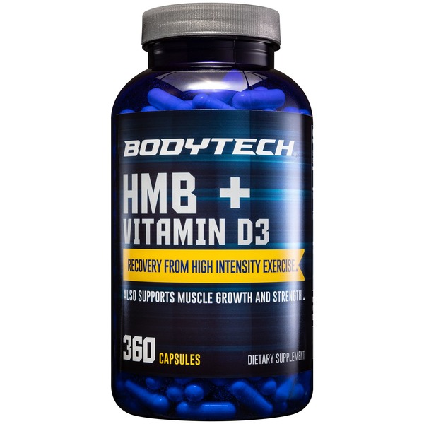 Vitamin D BodyTech HMB + Vitamin D - (360 Vegetable Capsules) hero