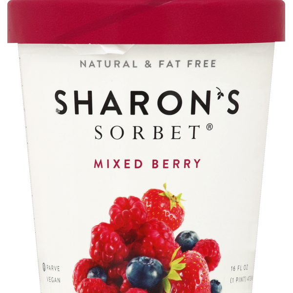 Ice Cream & Ice Sharon's Sorbet Sorbet, Mixed Berry hero