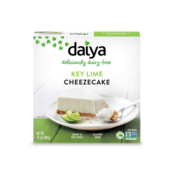 Frozen Vegan & Vegetarian Daiya Dairy Free Key Lime Cheesecake Dessert hero