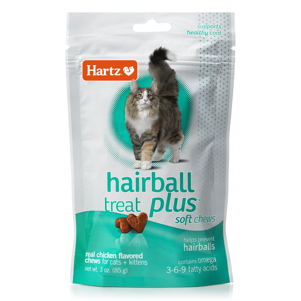 Cat Food & Care Hartz Hairball Soft Chews Chicken Flavored Cat Treat hero