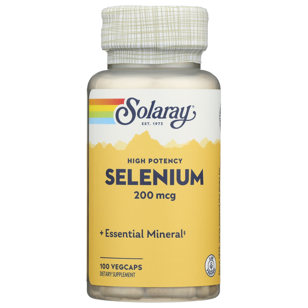 Vitamins & Minerals Solaray Selenium 200 hero